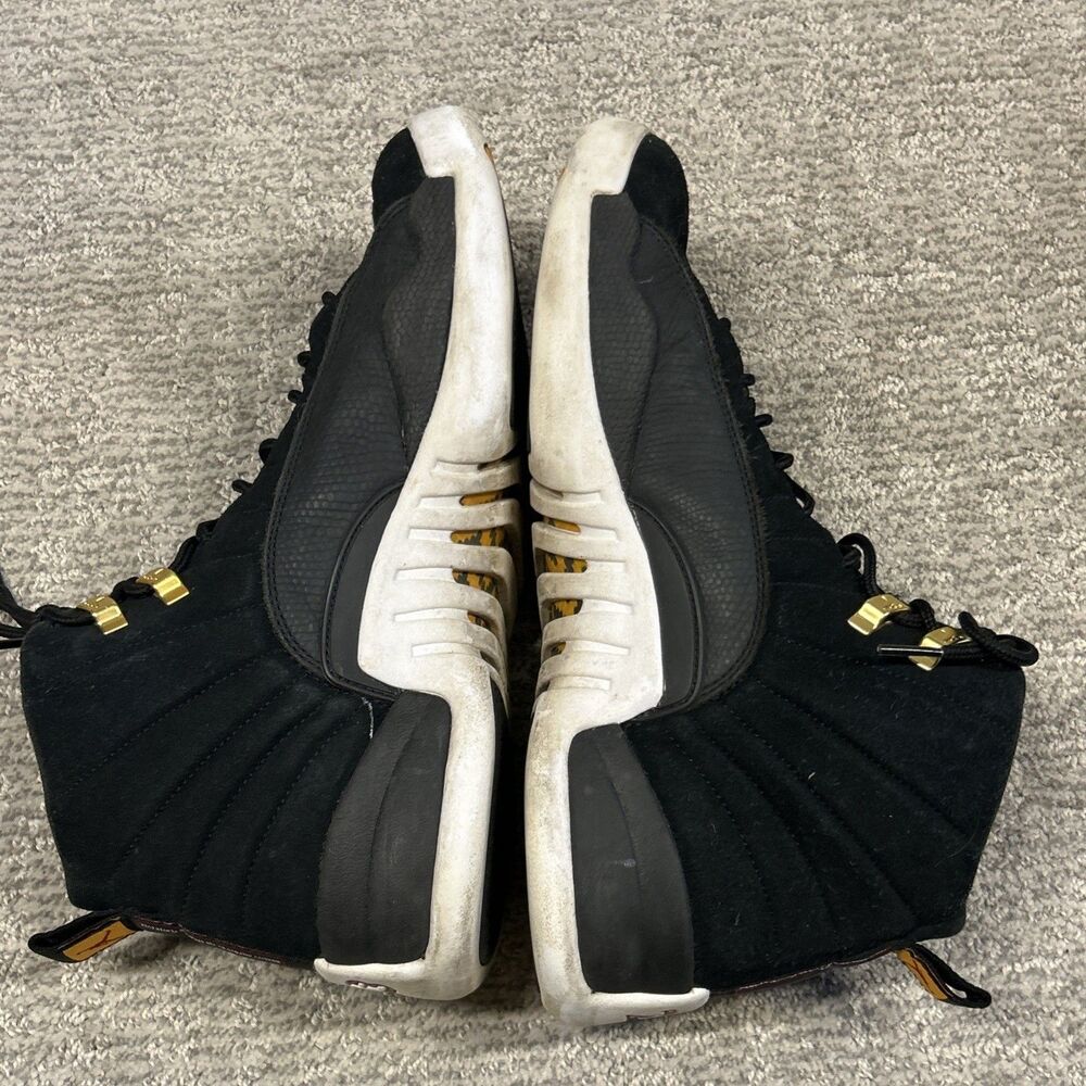 Jordan Shoes Reverse Taxi Mens Size 11.5 Sneakers Black High Tops - Picture 13 of 14